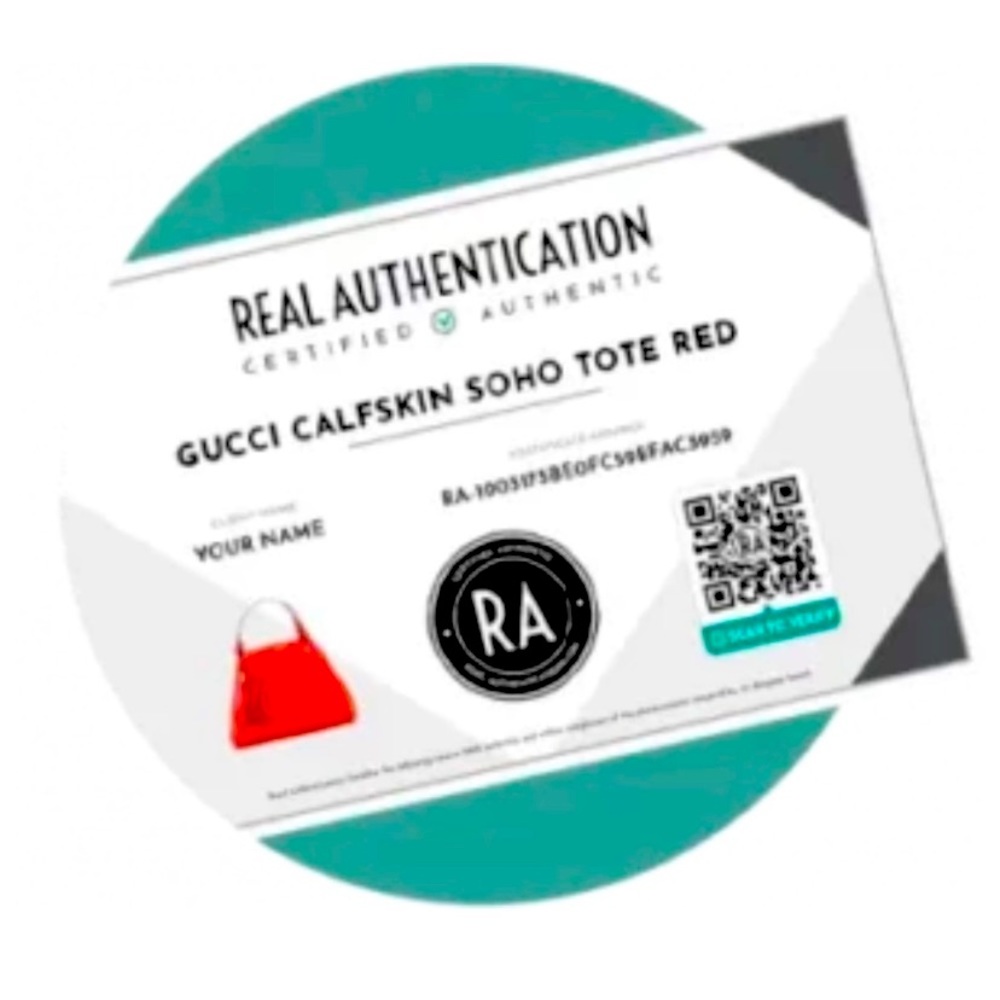 RA - REAL AUTHENTICATION / COA - CERTIFICATE OF AUTHENTICATION